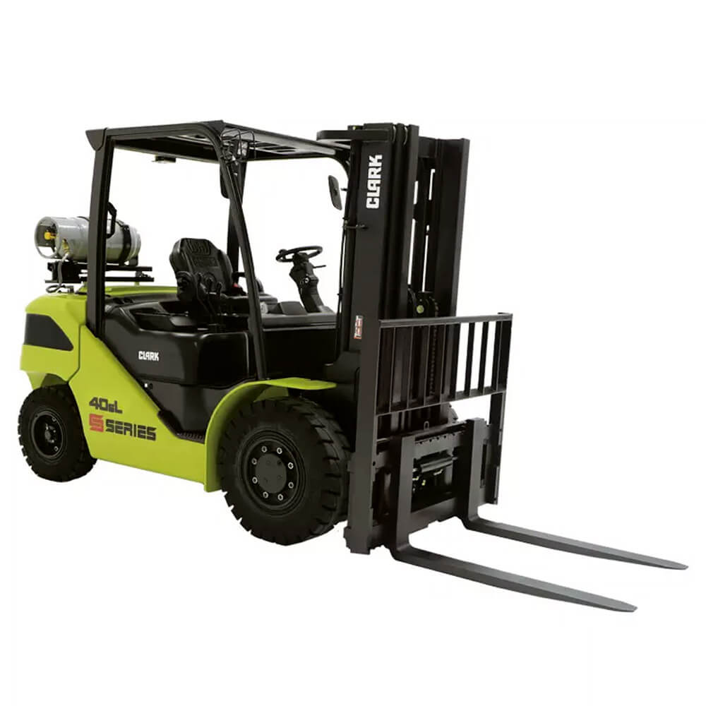 Forklift Hire London - counterbalance forklift on construction site
